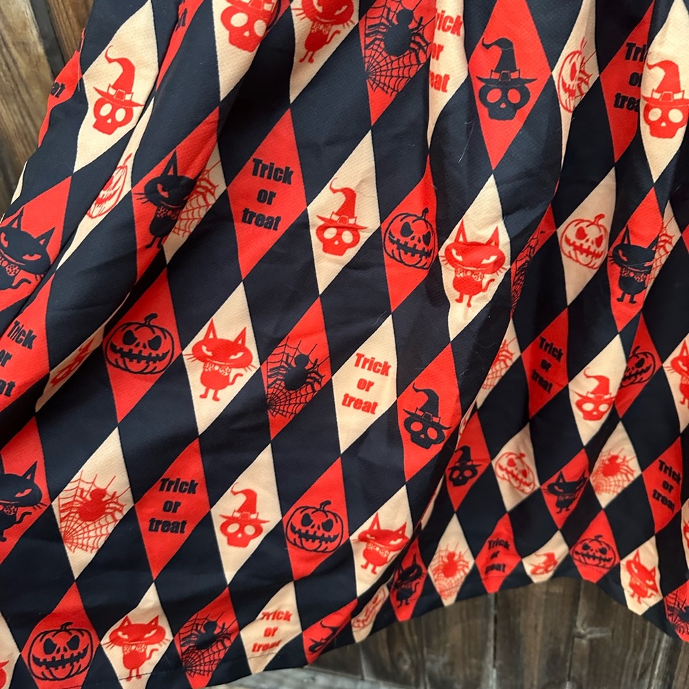 Festive Vintage 80’s Halloween Full Skirt - Picture 5 of 8